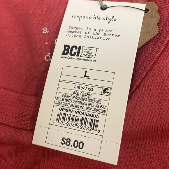 Women's Tank Top - A New Day size L It is not asymmetrical, it inside her shorts - Picture 6 of 6